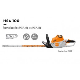 Taille-haie à Batterie STIHL HSA100
