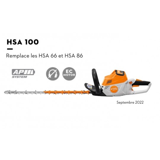 Taille-haie à Batterie STIHL HSA100
