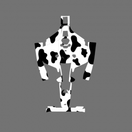 Sticker Vache - Robot de tonte Mammotion LUBA 2