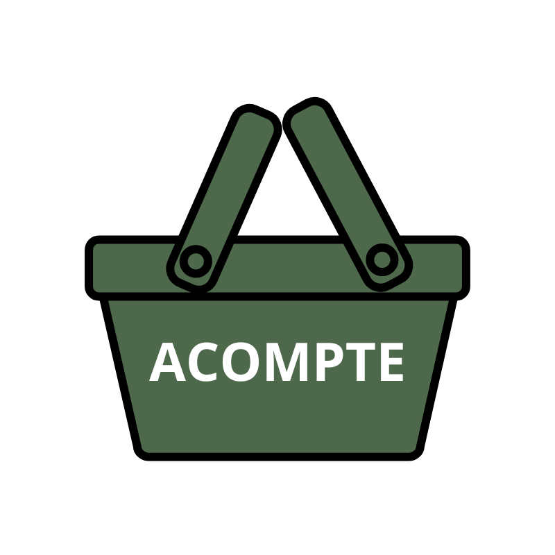 Acompte réservation LUBA 3 1500