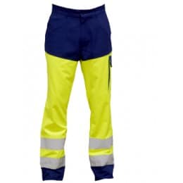 PANTALON HV TYPHON JAUNE/MARINE