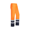 Pantalon de pluie HV NORVILL Orange fluo et marine