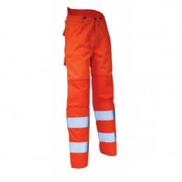 Pantalon RIGA débroussaillage HV orange