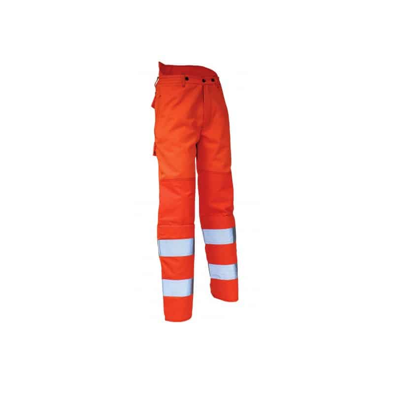 Pantalon RIGA débroussaillage HV orange