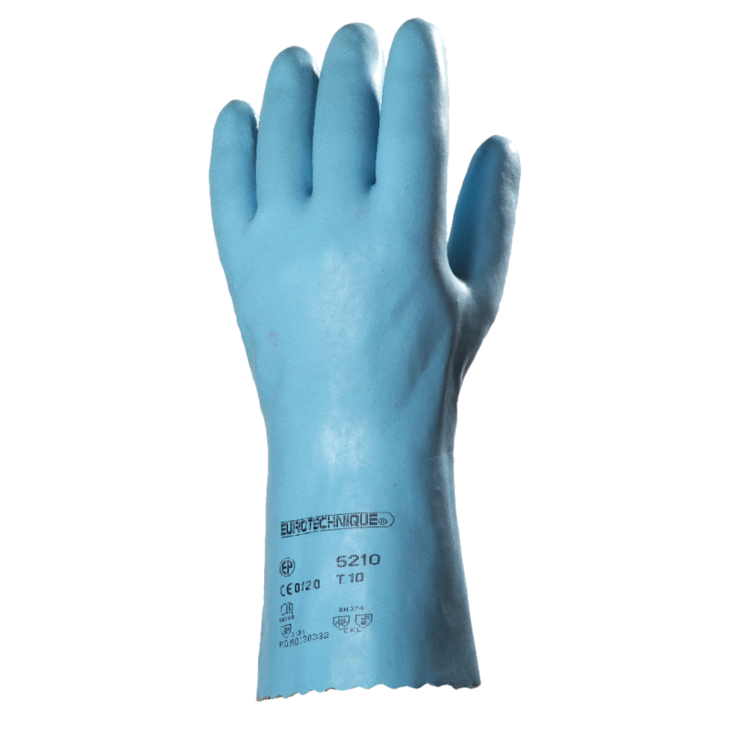 Gants de protection enduction latex Nitrile PVC Coverguard Bleu