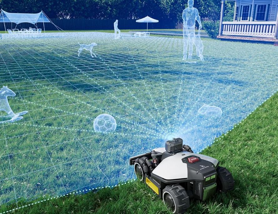 Technologie LIDAR robot tondeuse