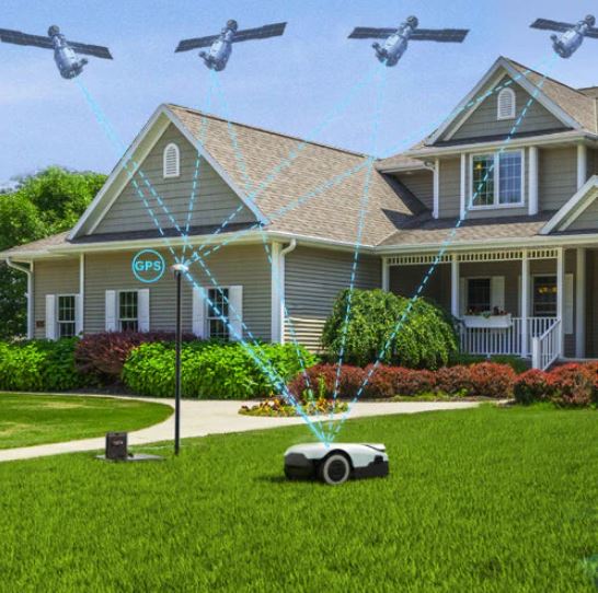 Technologie RTK robot tondeuse